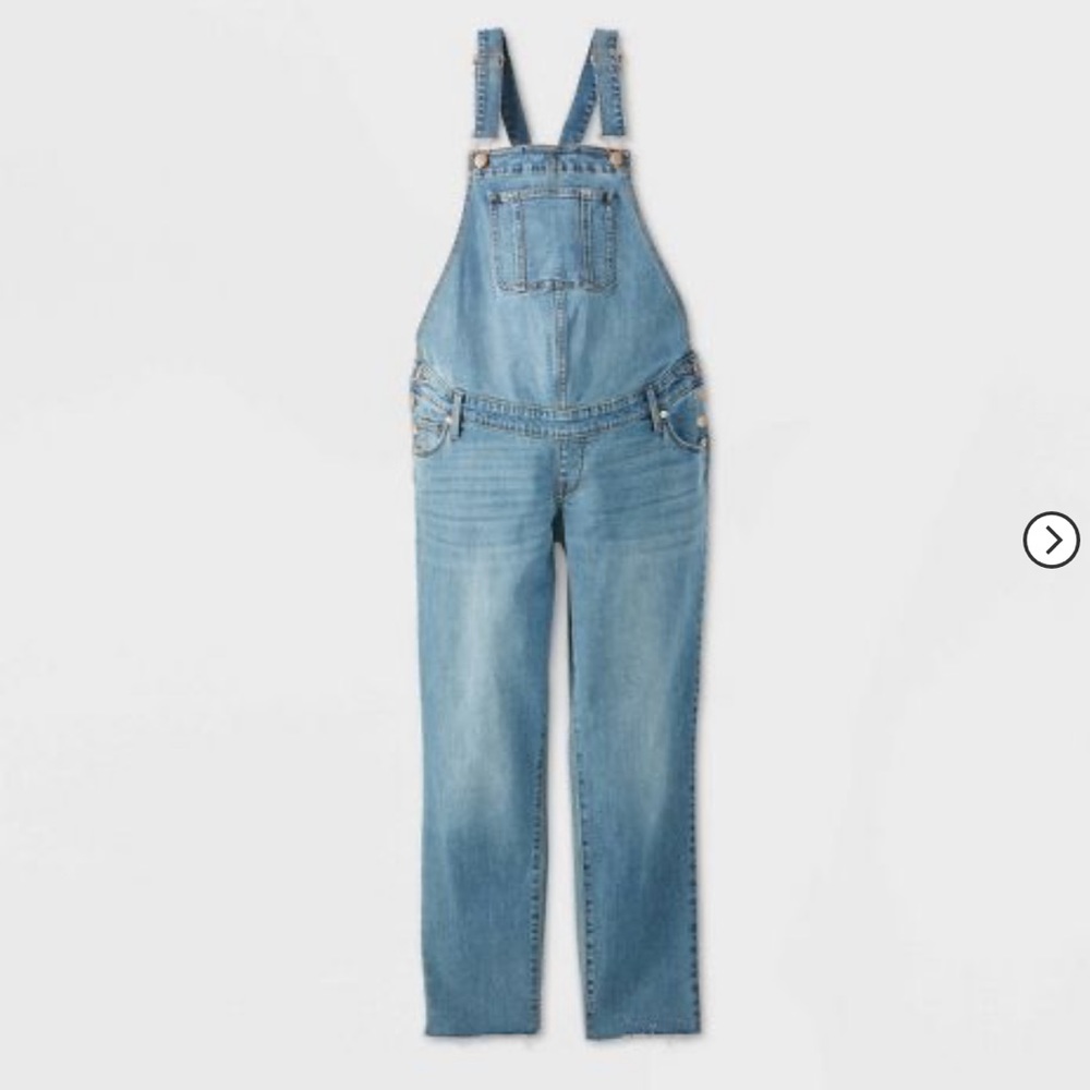 Denim Maternity Overalls - Isabel Maternity by Ingrid & Isabel™ Medium Blue